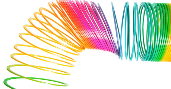 colorful slinky